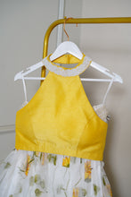 Load image into Gallery viewer, Hand-painted Sunflower Lehenga