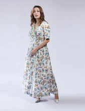 Load image into Gallery viewer, Garden A line crepe Maxi