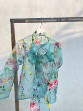 Load image into Gallery viewer, Teal Blossom Top