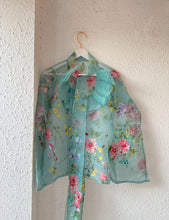 Load image into Gallery viewer, Teal Blossom Top