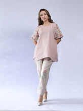 Load image into Gallery viewer, Zig Zag Charm A line Linen Co-ord
