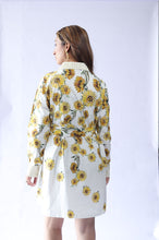 Load image into Gallery viewer, Sunflower Mini Shirt Dress