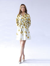 Load image into Gallery viewer, Sunflower Mini Shirt Dress