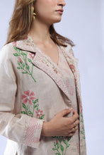 Load image into Gallery viewer, Beige Bliss Linen Co-ord Dress