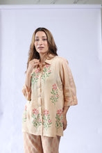 Load image into Gallery viewer, Beige Bloom Shirt Co-ord