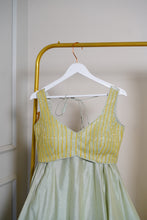 Load image into Gallery viewer, Hand-painted Lotus Lehenga