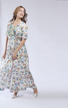 Load image into Gallery viewer, Garden A line crepe Maxi