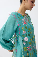 Load image into Gallery viewer, Teal Blossom Dress