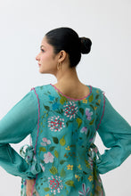 Load image into Gallery viewer, Teal Blossom Dress