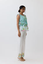 Load image into Gallery viewer, Teal Bib Top Set