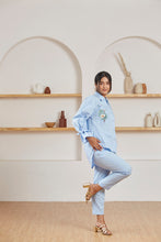 Load image into Gallery viewer, Blue Vintage Co-ord