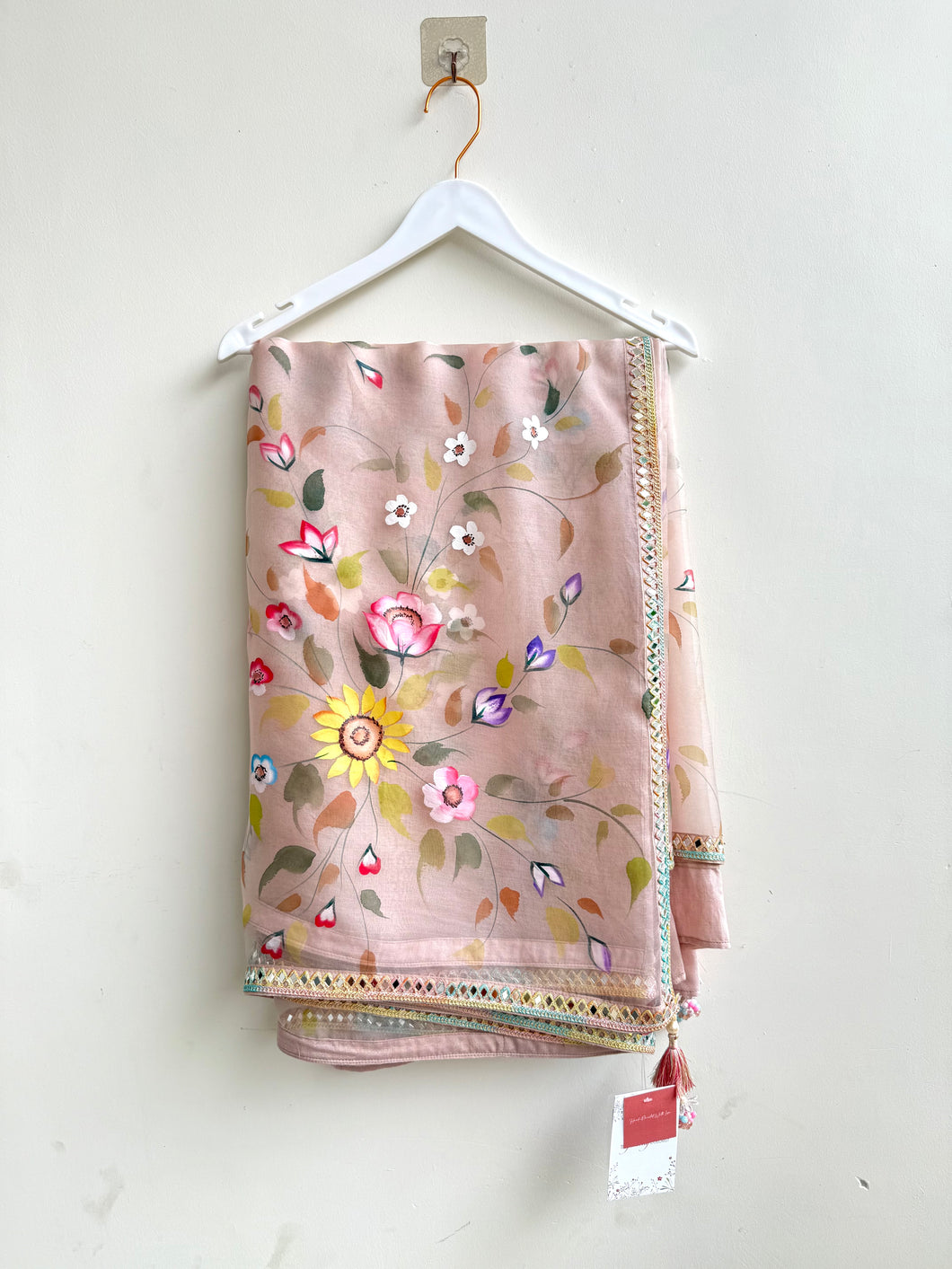 Gardenia Mirror Saree
