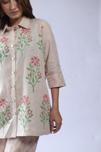 Load image into Gallery viewer, Peach Bloom Shirt Co-ord

