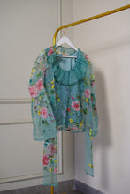 Load image into Gallery viewer, Teal Blossom Top
