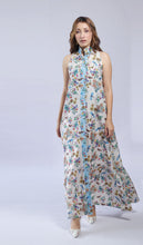 Load image into Gallery viewer, Front buttoned Garden Maxi in crepe

