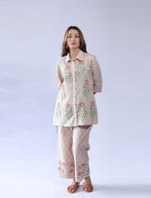 Load image into Gallery viewer, Peach Bloom Shirt Co-ord
