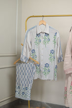 Load image into Gallery viewer, Grey Bloom Shirt Co-ord
