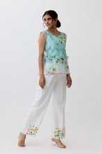 Load image into Gallery viewer, Teal Bib Top Set
