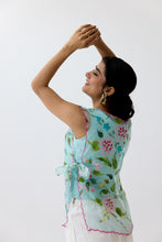 Load image into Gallery viewer, Blue Orchid Bib Top
