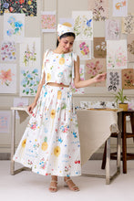 Load image into Gallery viewer, Summer Sketch Skirt Set
