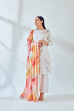 Load image into Gallery viewer, Spring Straight Kurta Set with watercolor dupatta

