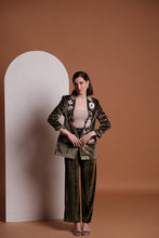 Load image into Gallery viewer, Olive Affair Blazer Set

